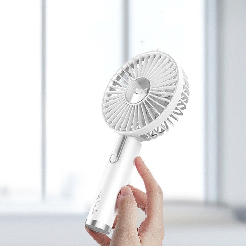 Portable USB Rechargeable Mini Handle Fan With Base - Quiet and powerful
(French version) Mini handheld Fan USB rechargeable portable