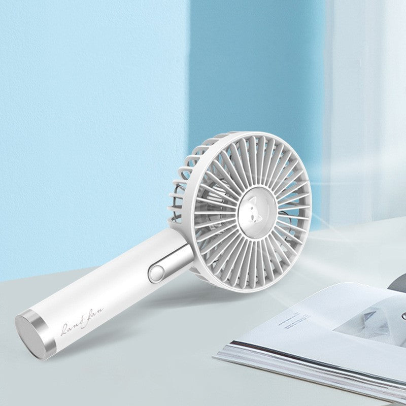 Portable USB Rechargeable Mini Handle Fan With Base - Quiet and powerful
(French version) Mini handheld Fan USB rechargeable portable