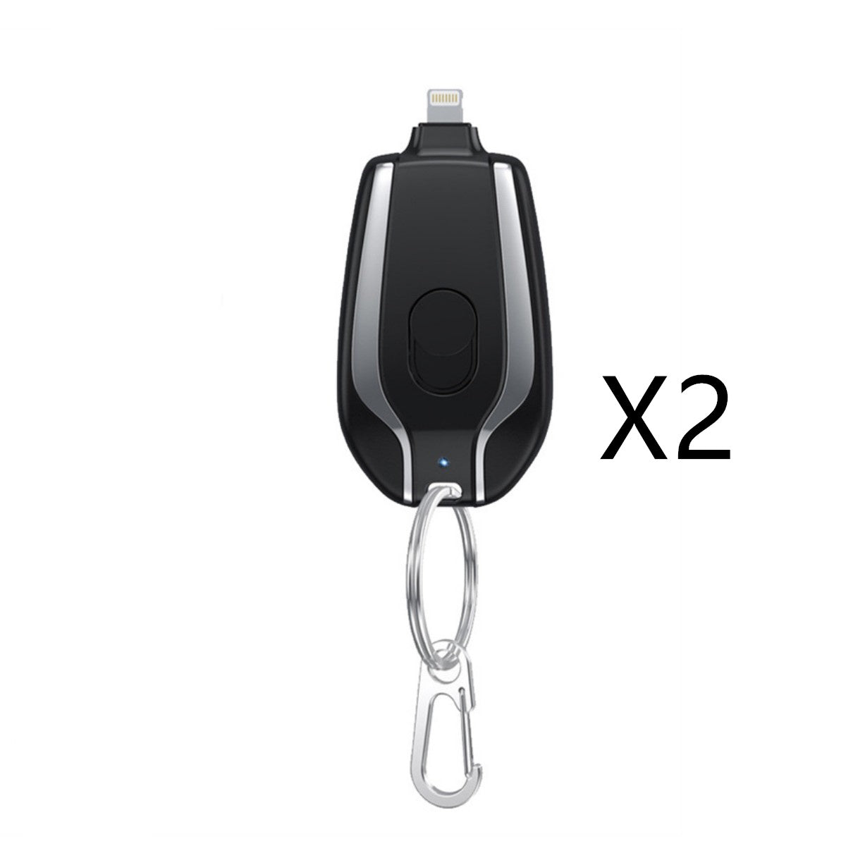 1500mAh Mini Power Emergency Pod Keychain Charger for Iphone, Adroid & Type-C Ultra-Compact Mini Battery Pack Fast Charging Backup Power Bank
Mini  Batterie externe 1500 mAh - Chaegeur porte cles Pour Iphone, Androide & Type-C