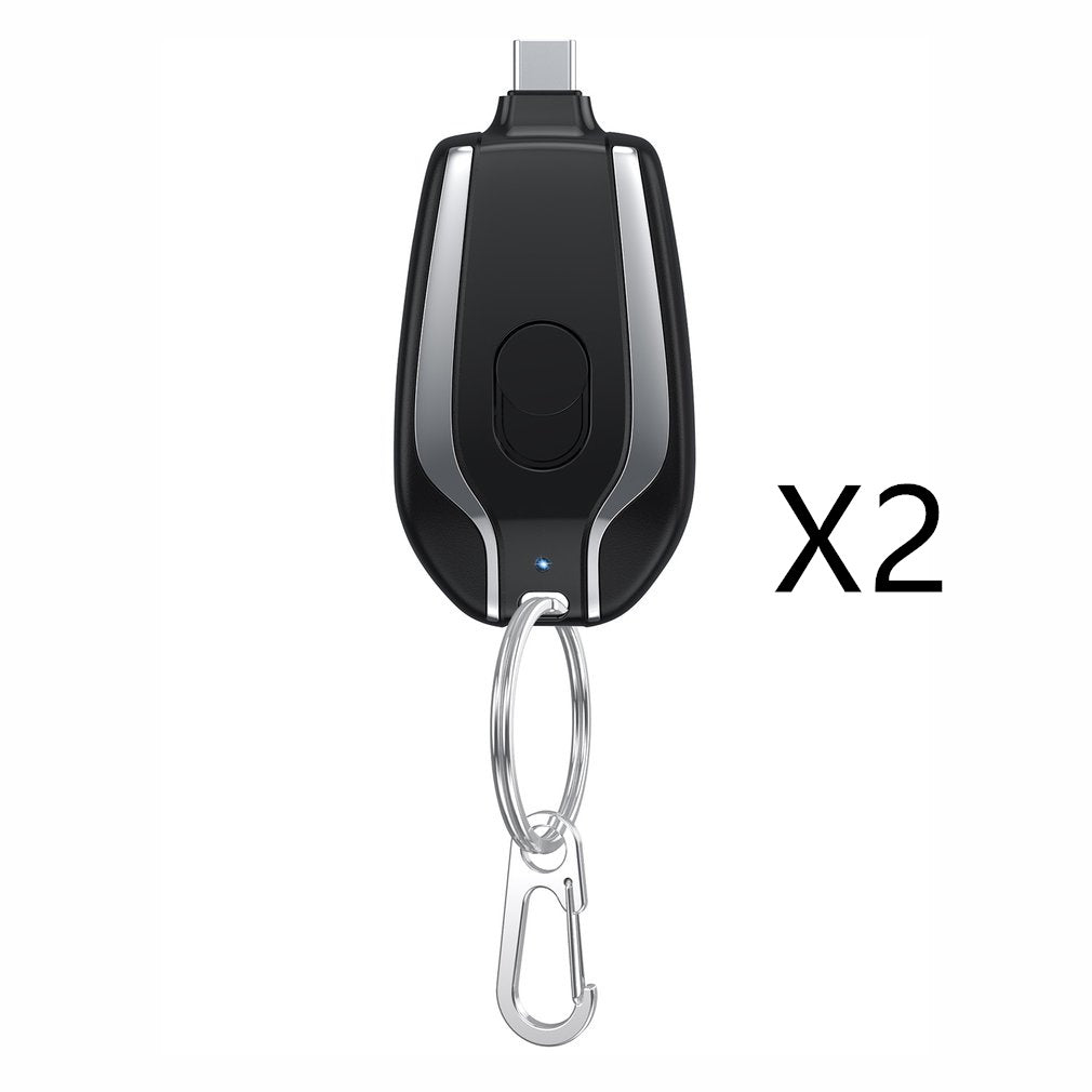 1500mAh Mini Power Emergency Pod Keychain Charger for Iphone, Adroid & Type-C Ultra-Compact Mini Battery Pack Fast Charging Backup Power Bank
Mini  Batterie externe 1500 mAh - Chaegeur porte cles Pour Iphone, Androide & Type-C