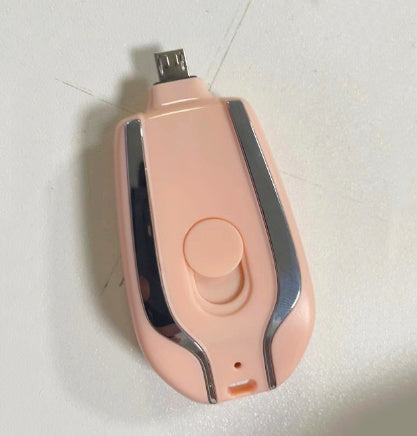 1500mAh Mini Power Emergency Pod Keychain Charger for Iphone, Adroid & Type-C Ultra-Compact Mini Battery Pack Fast Charging Backup Power Bank
Mini  Batterie externe 1500 mAh - Chaegeur porte cles Pour Iphone, Androide & Type-C