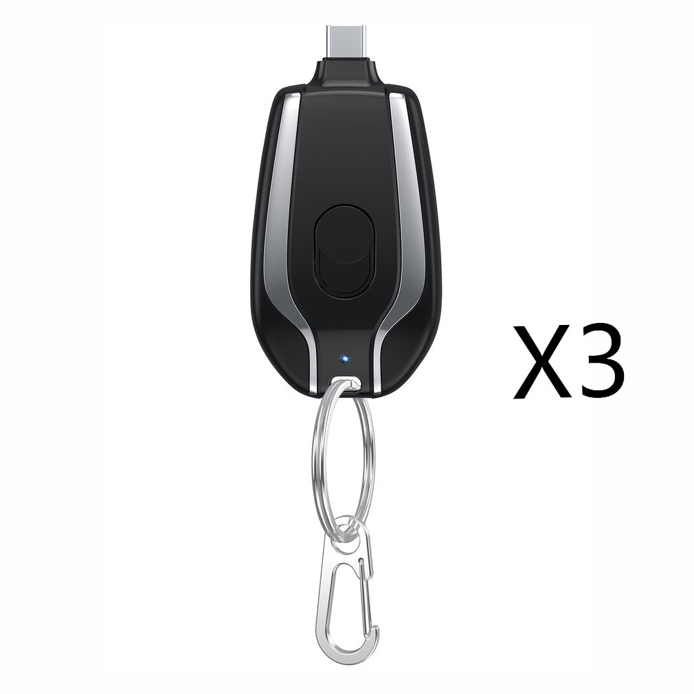 1500mAh Mini Power Emergency Pod Keychain Charger for Iphone, Adroid & Type-C Ultra-Compact Mini Battery Pack Fast Charging Backup Power Bank
Mini  Batterie externe 1500 mAh - Chaegeur porte cles Pour Iphone, Androide & Type-C